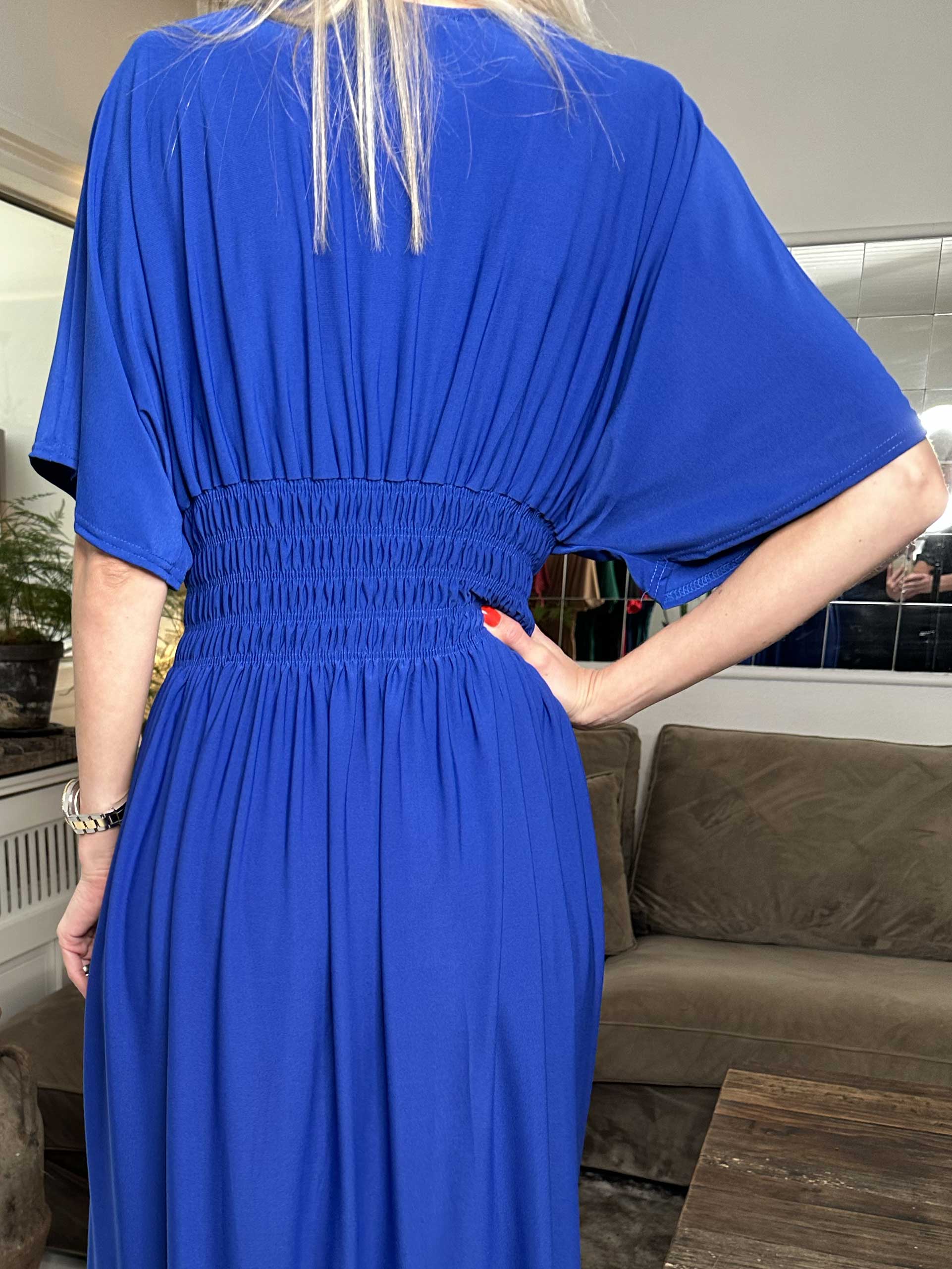 Pams Plain - Elastisk kjole med smock